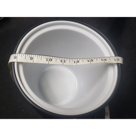 Kraftware Collection Fleur De Lis Black Pastime Ice Bucket Social Club Wine Plug - Picture 8 of 9